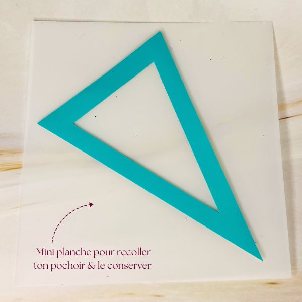 Pochoir autocollant - TRIANGLE.1 – Image 3
