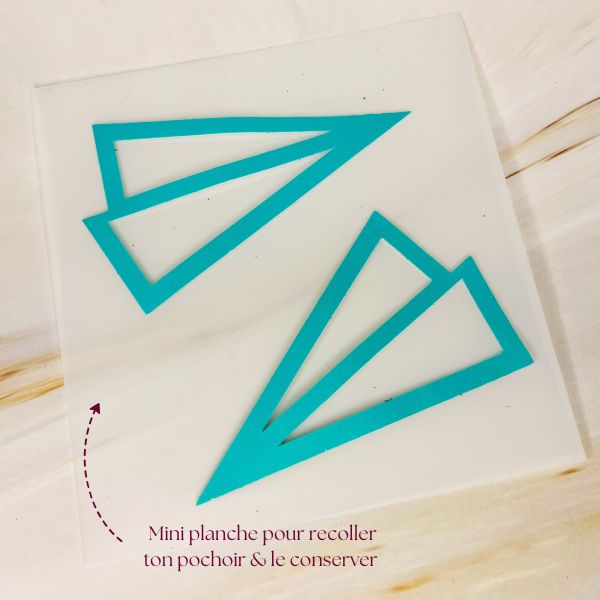 Pochoir autocollant - TRIANGLE.2 – Image 3