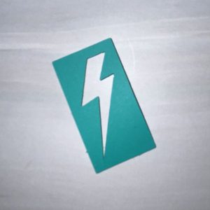 Pochoir autocollant - ECLAIR.1